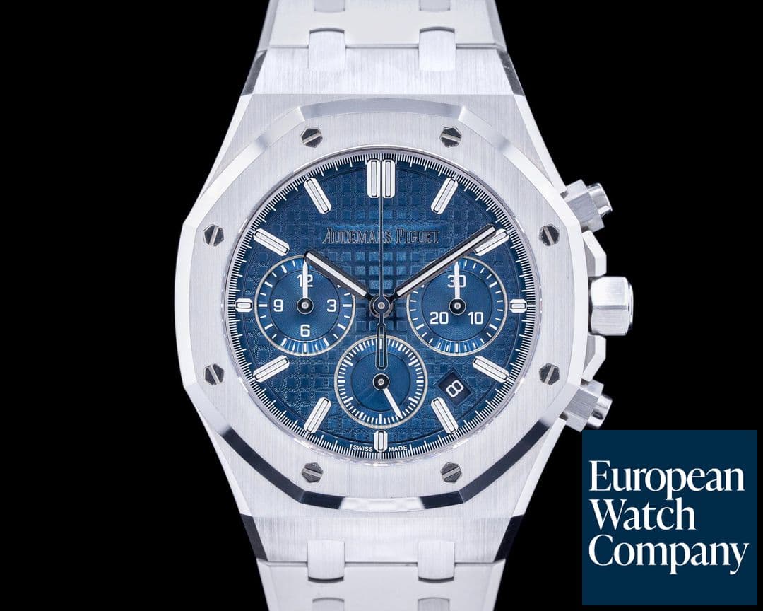 Image of Audemars Piguet Royal Oak 26715ST Chronograph Bleu Nuit Dial SS 38MM 