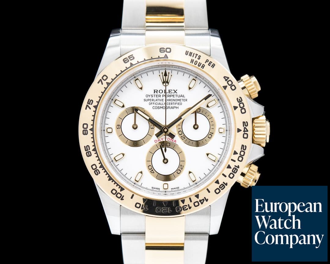 Image of Rolex Daytona White Dial 18K Yellow Gold / SS