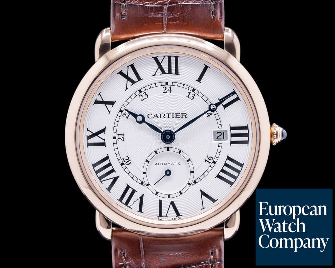 Image of Cartier Ronde Louis Cartier 18k Rose Gold Automatic 40mm