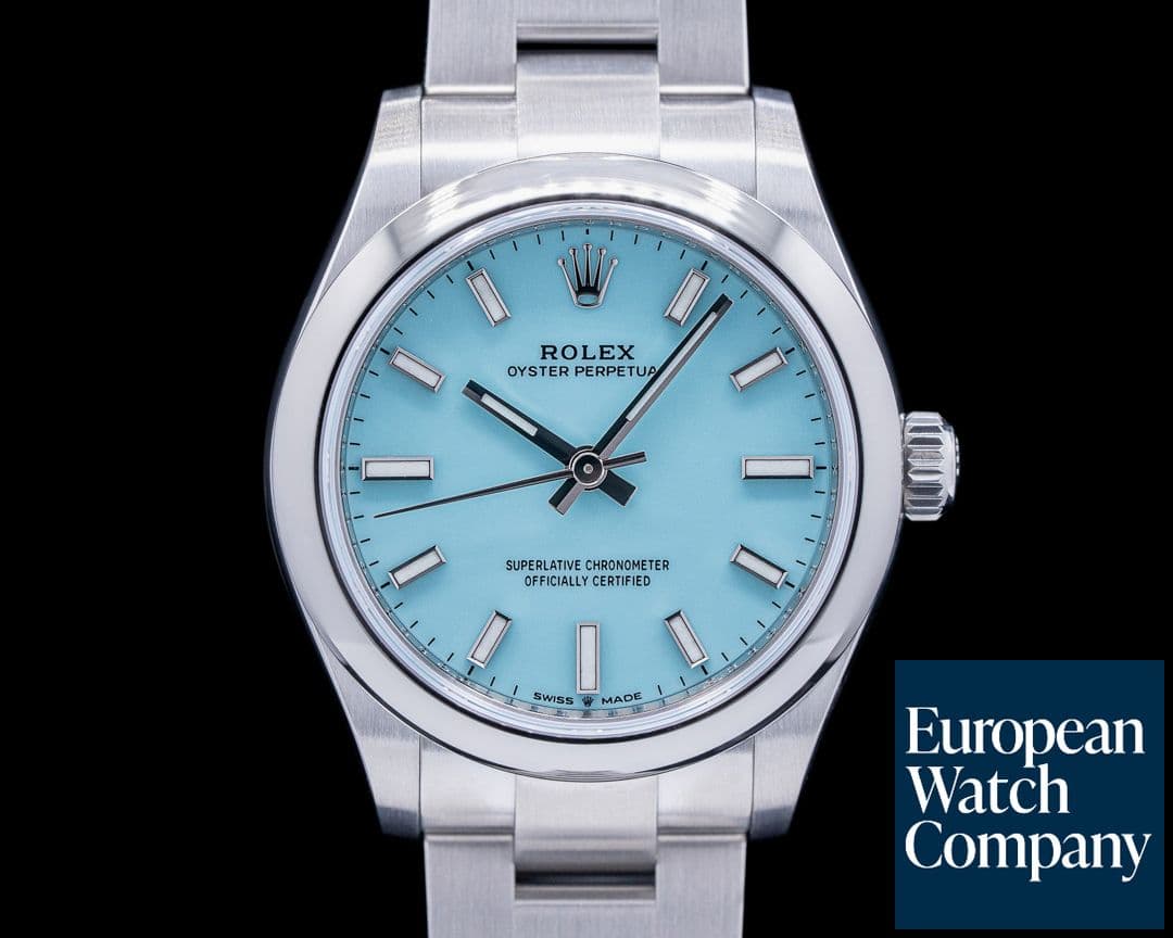 Image of Rolex Oyster Perpetual 277200 31mm SS / Turquoise 2023 UNWORN