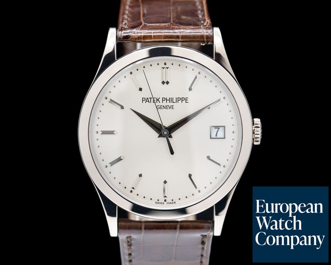 Image of Patek Philippe Calatrava 18K White Gold Silver Dial 