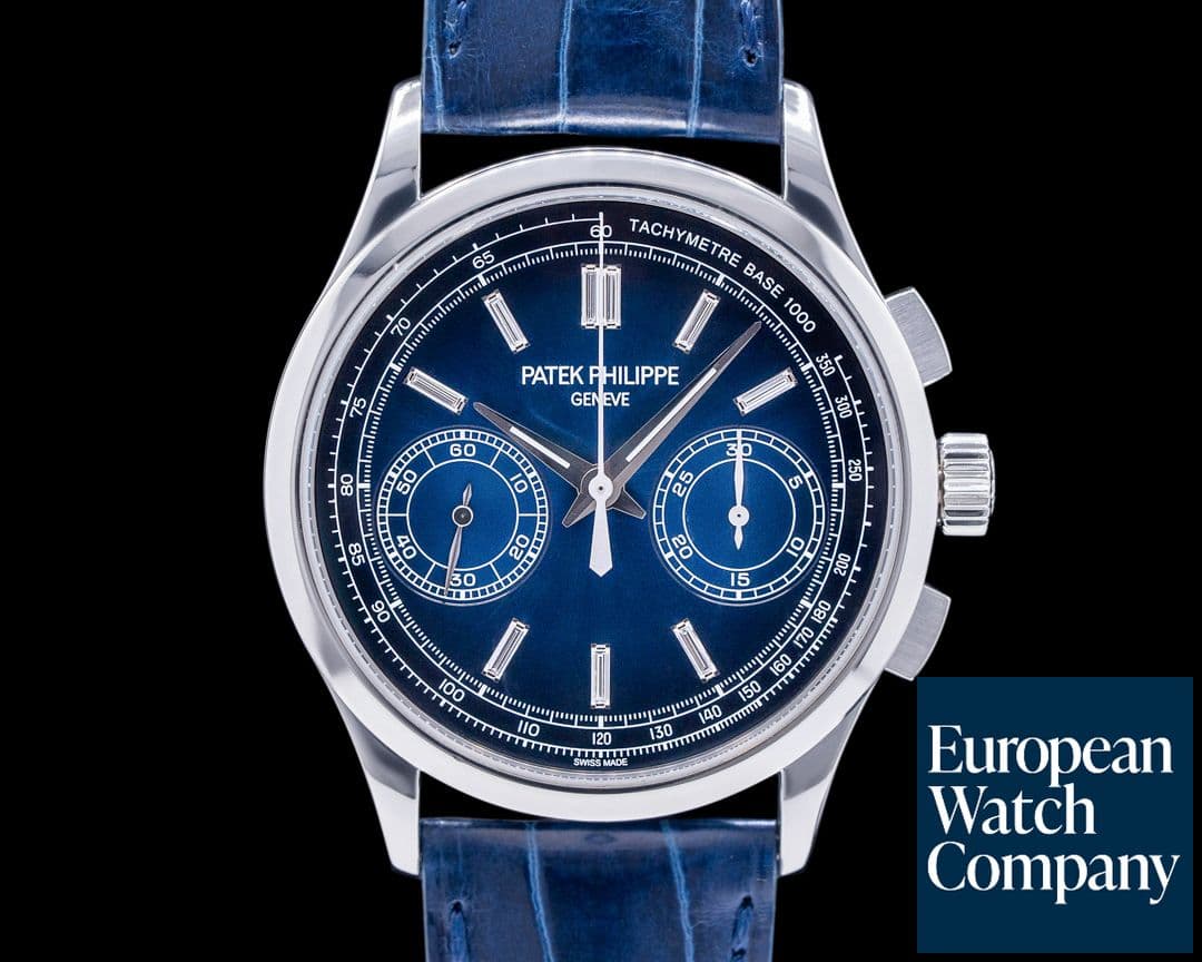 Image of Patek Philippe Chronograph Platinum 5170P Blue Diamond Dial