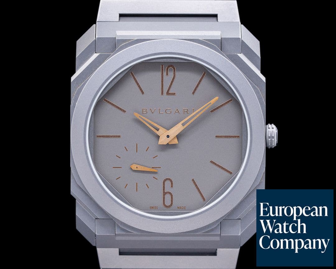 Image of Bulgari Octo Finissimo Automatic Titanium Index Hands Rose Gold