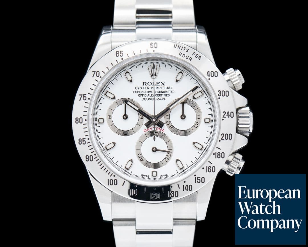 Image of Rolex Daytona 116520 White Dial SS