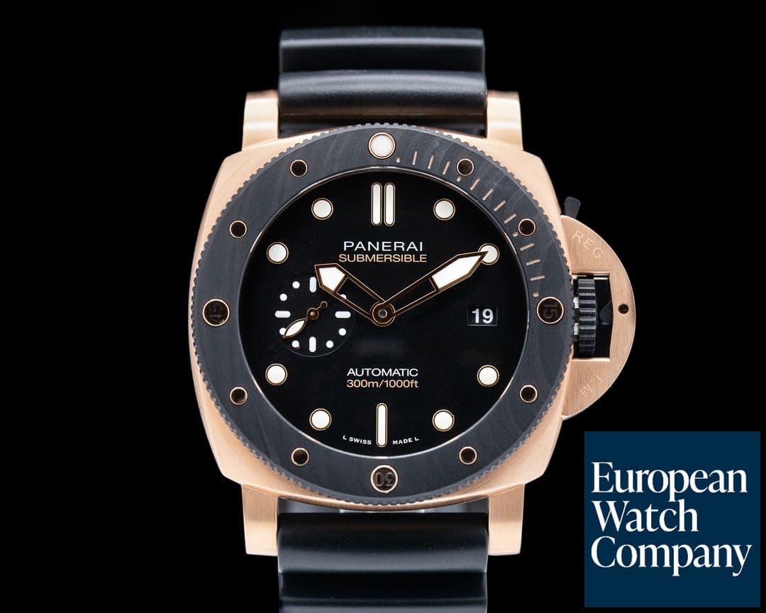 Image of Panerai Submersible Goldtech OroCarbo 44mm 2023
