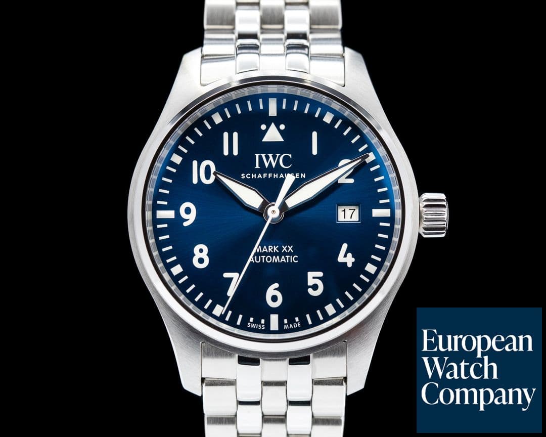 Image of IWC Mark XX SS Bracelet Blue Dial 2023