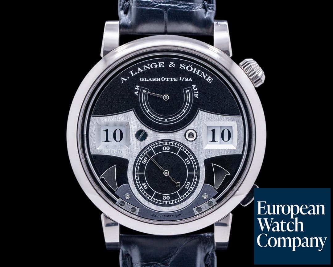 Image of A. Lange and Sohne Zeitwerk Striking Time 145.029 18K White Gold FULL SET