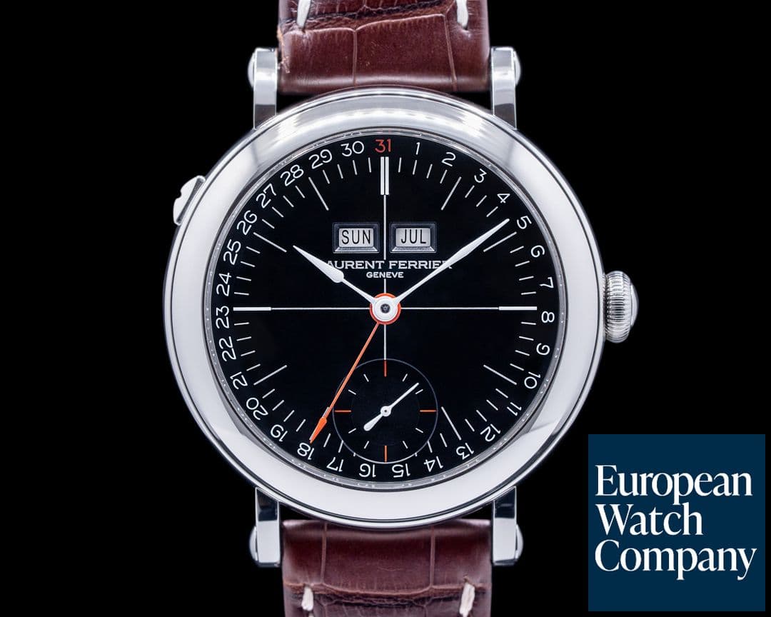 Image of Laurent Ferrier Galet Montre Ecole Annual Calendar Black Dial SS 