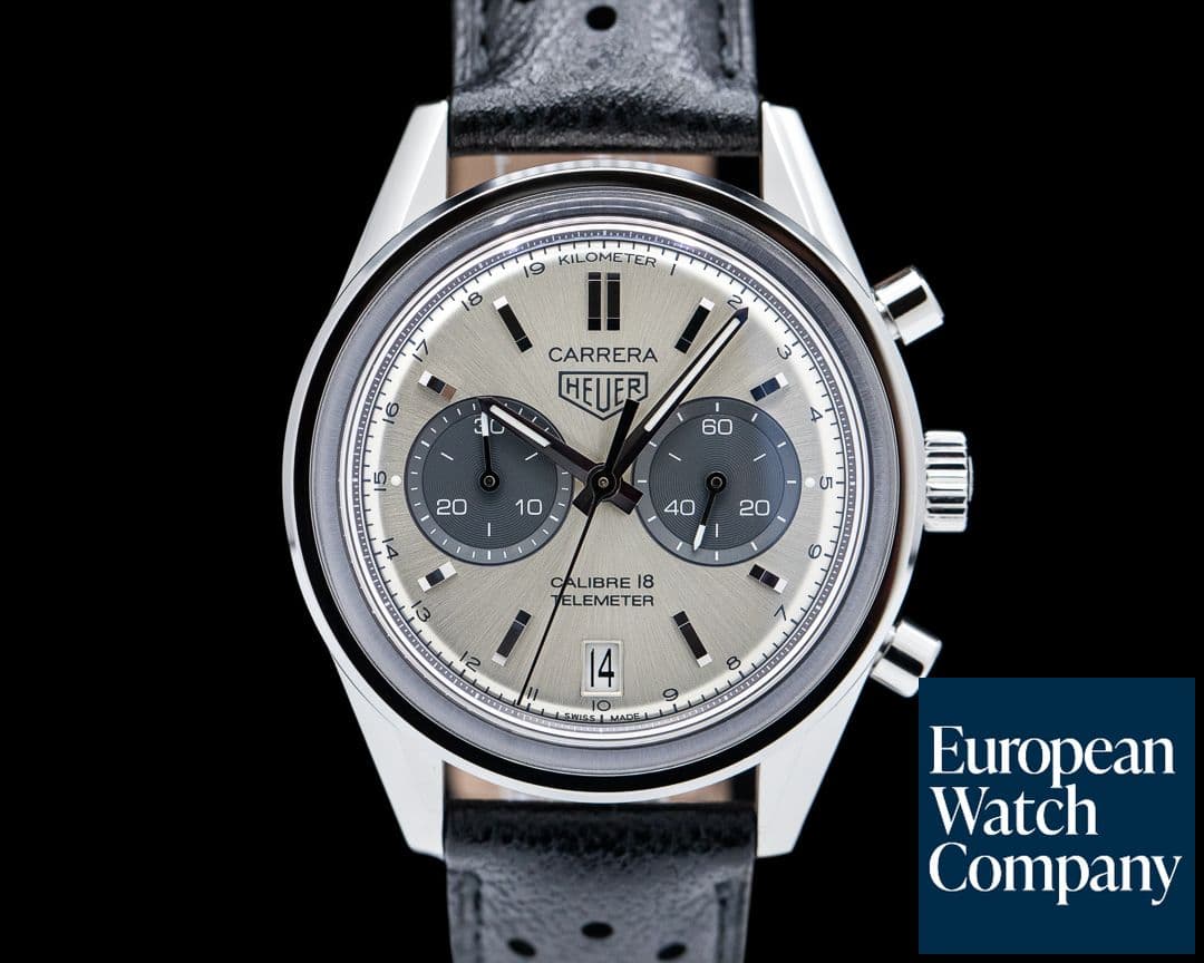 Image of TAG Heuer Carrera Heritage Calibre 18 Silver Dial 