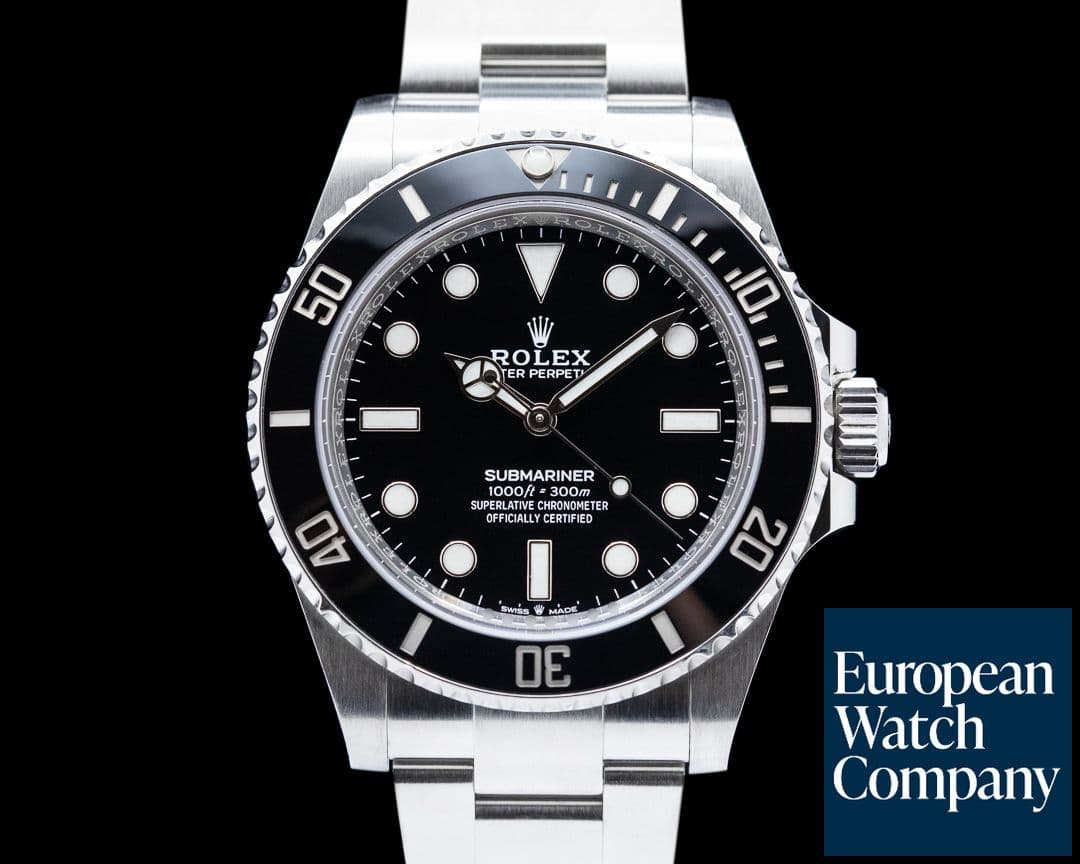 Image of Rolex Submariner 124060 No Date Ceramic Bezel 41MM 2022