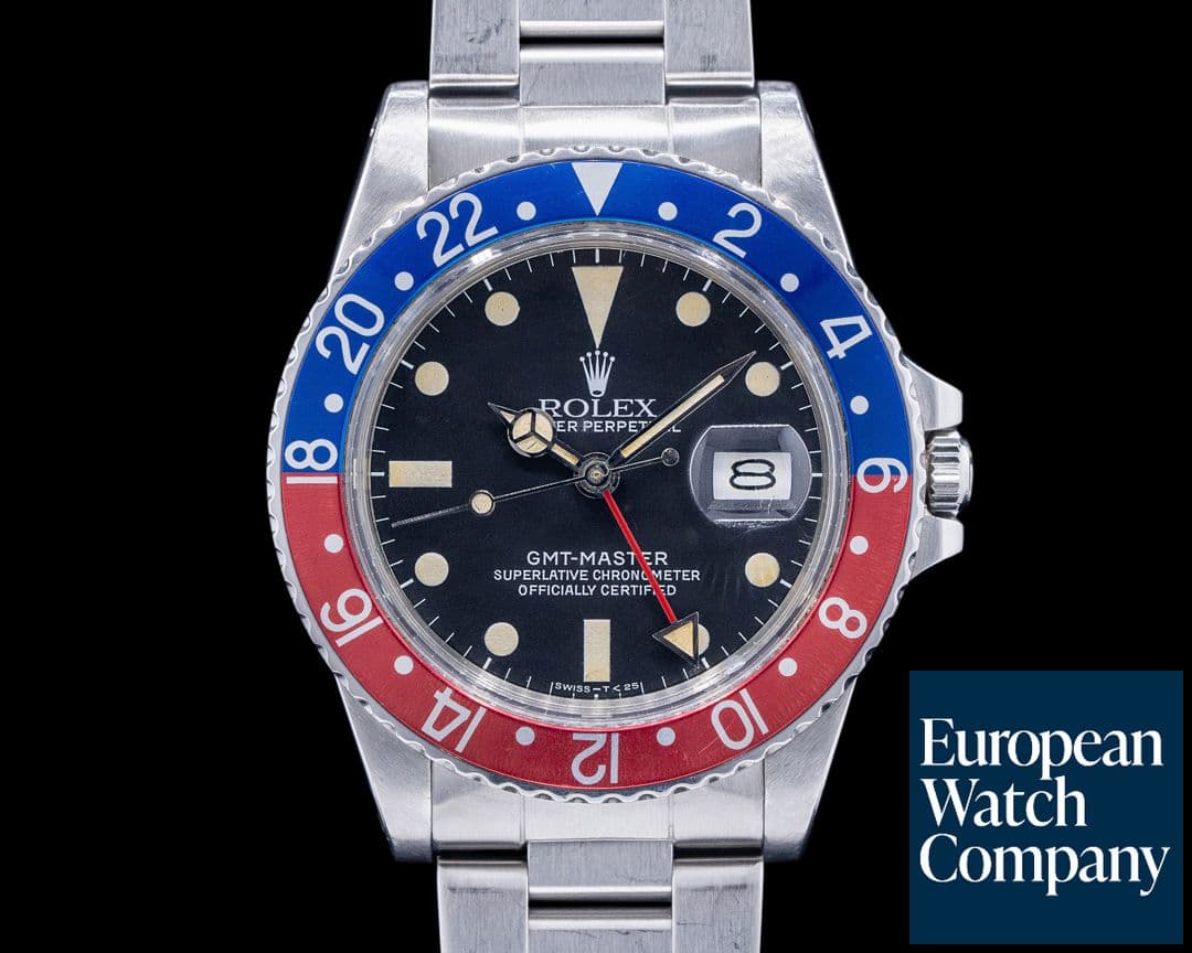 Image of Rolex GMT Master 16750 SS Pepsi Bezel NICE