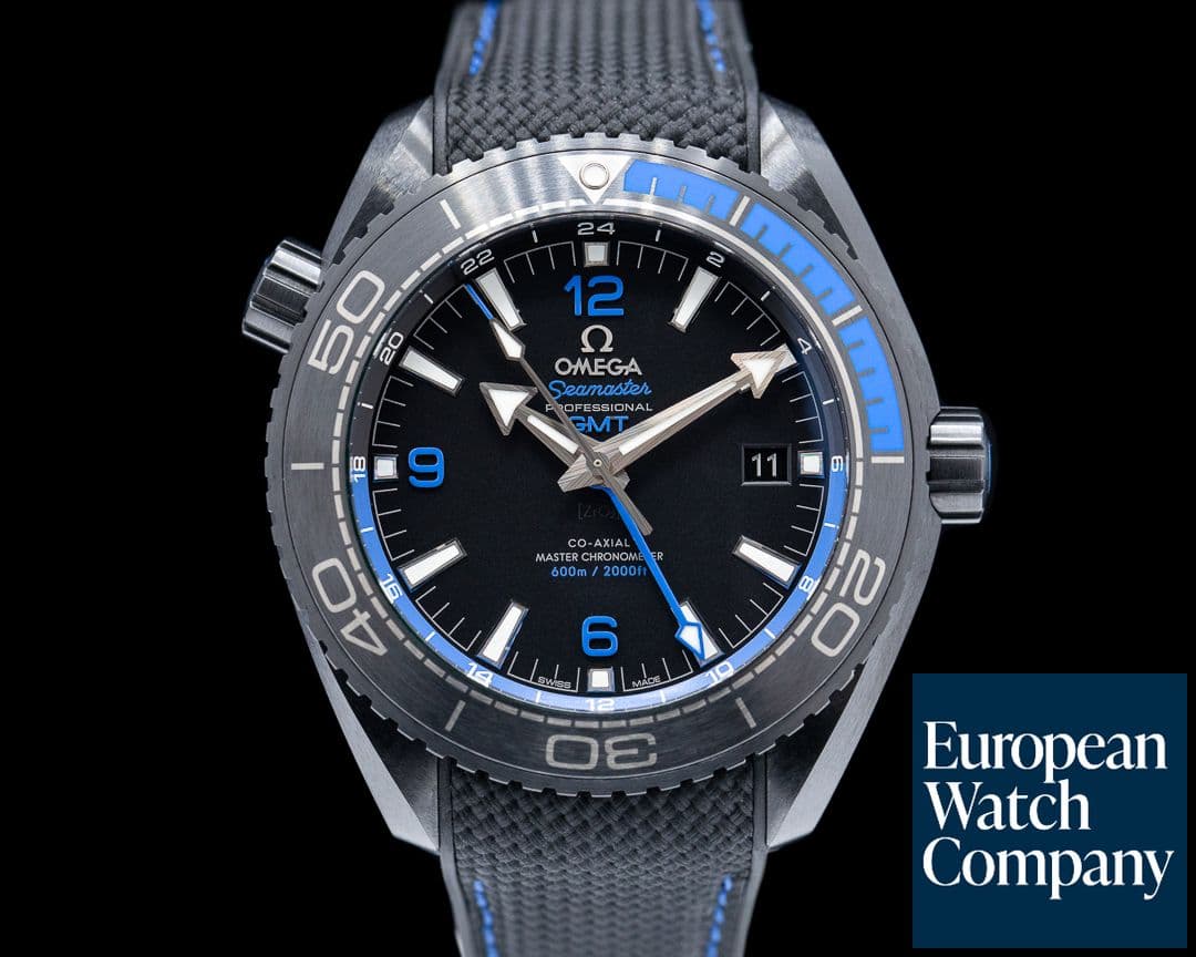 Image of Omega Seamaster Planet Ocean Deep Black GMT 600M Co-Axial Ceramic