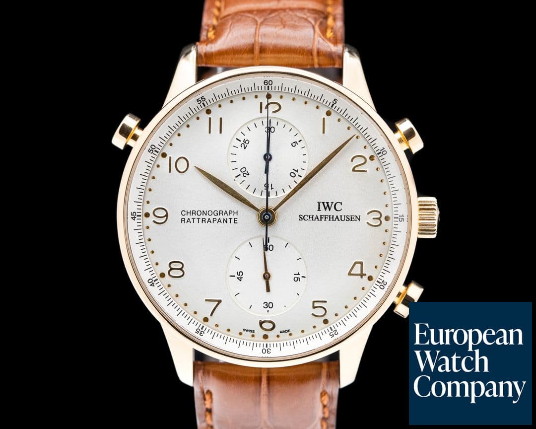 Image of IWC Portuguese Chronograph Split Second 18K Rose Gold