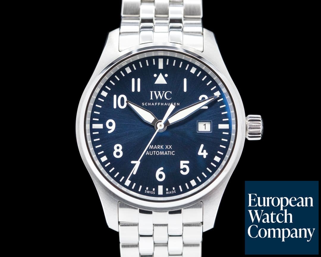 Image of IWC Mark XX SS Bracelet Blue Dial