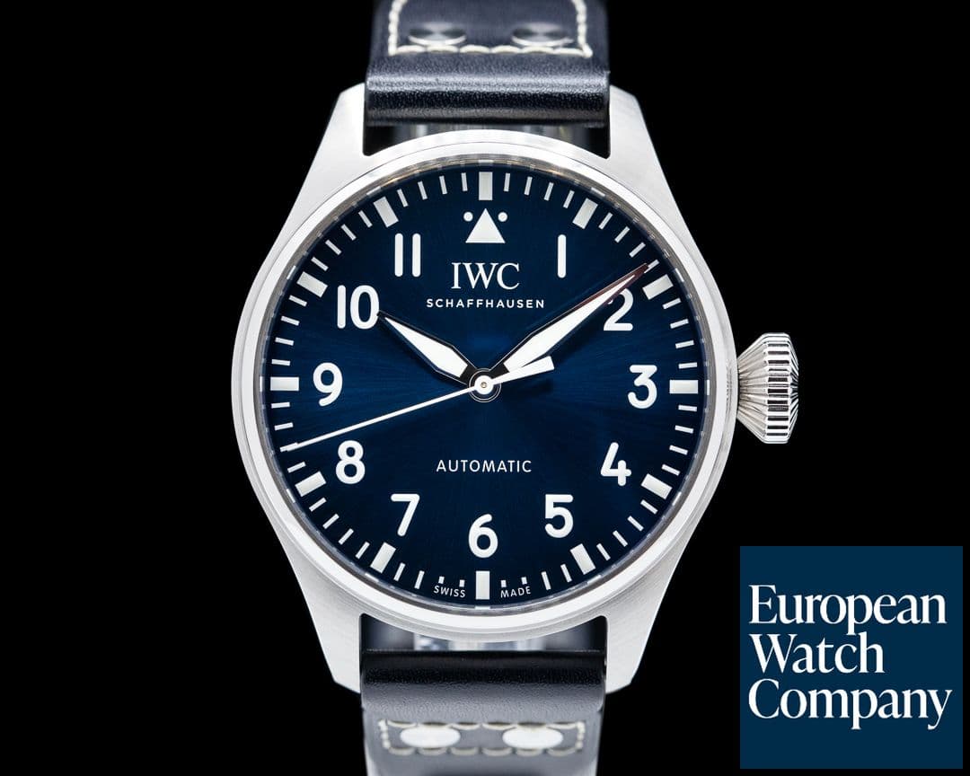 Image of IWC Big Pilot Watch 43mm Blue Dial