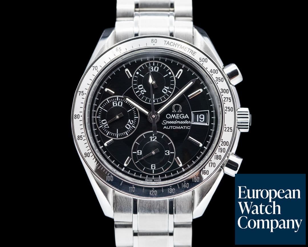 Image of Omega Speedmaster Chronograph Black Dial SS