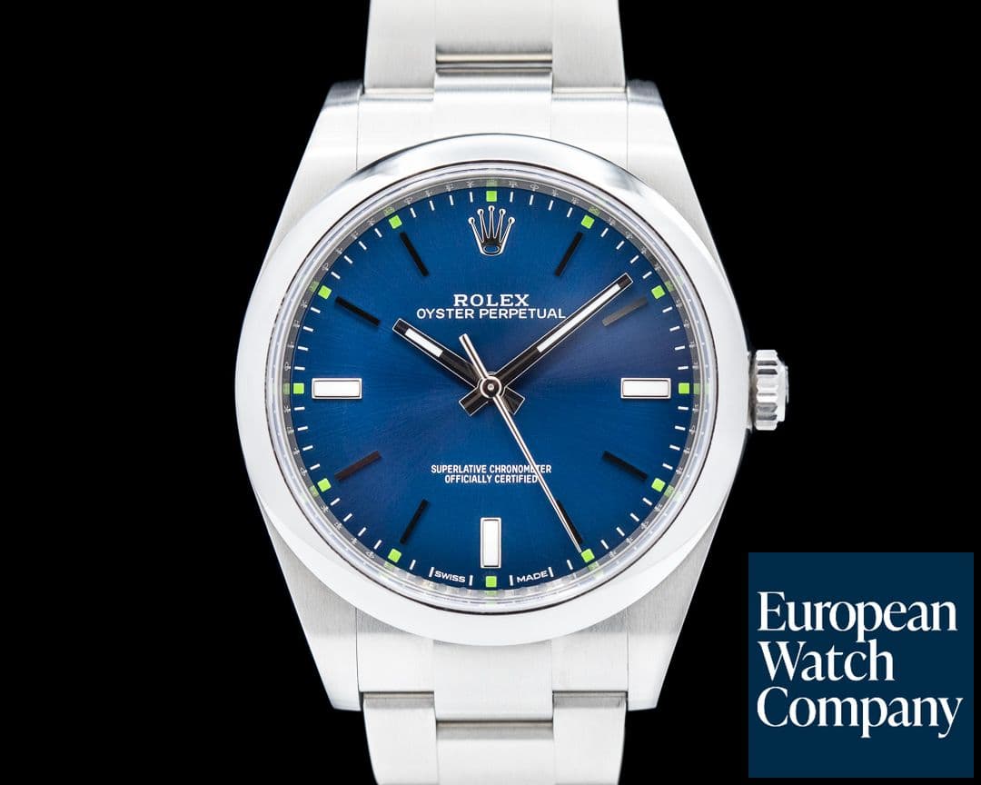 Image of Rolex Oyster Perpetual SS Blue Dial 