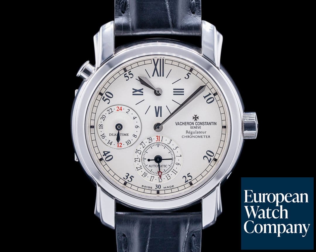 Image of Vacheron Constantin Malte Dual Time Regulator 18K White Gold