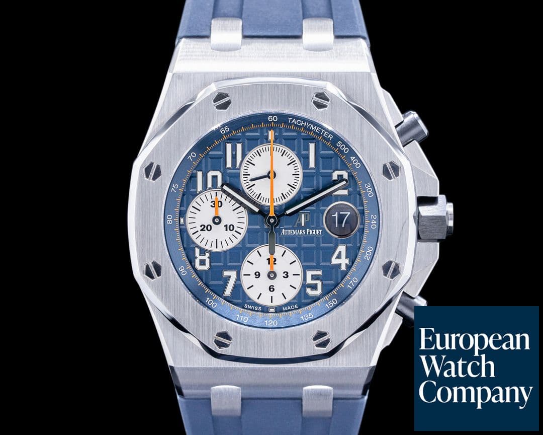 Image of Audemars Piguet Royal Oak Offshore Blue Dial SS / Rubber