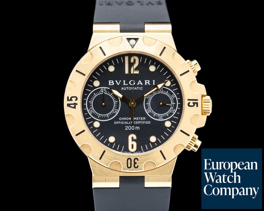 Image of Bulgari Diagono Scuba Chronograph 18K YG 