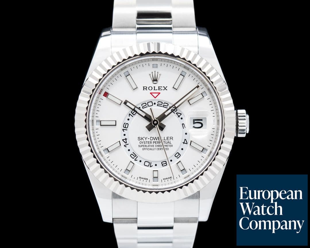 Image of Rolex Sky Dweller Steel White Dial SS Oyster bracelet 2020
