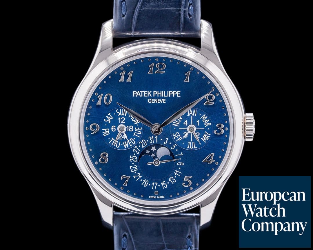 Image of Patek Philippe Perpetual Calendar 5327G 18K White Gold / Blue Dial  