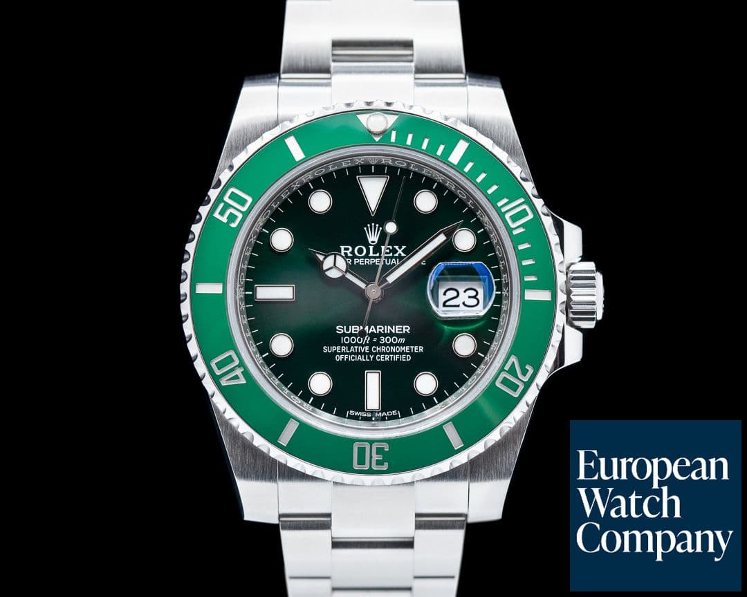 Image of Rolex Submariner "Hulk" Green Ceramic Bezel Green Dial SS