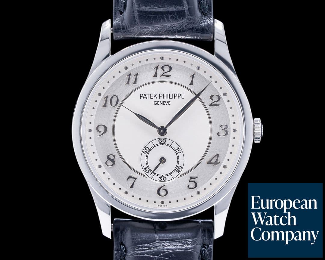 Image of Patek Philippe Calatrava Platinum 5196P Silver Dial Arabic Numerals