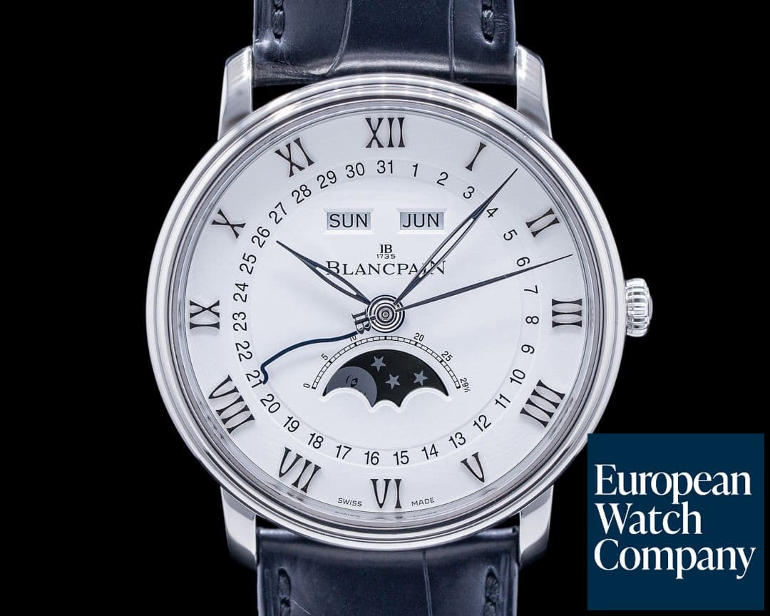 Image of Blancpain Villeret Moonphase Complete Calendar 40MM 2021
