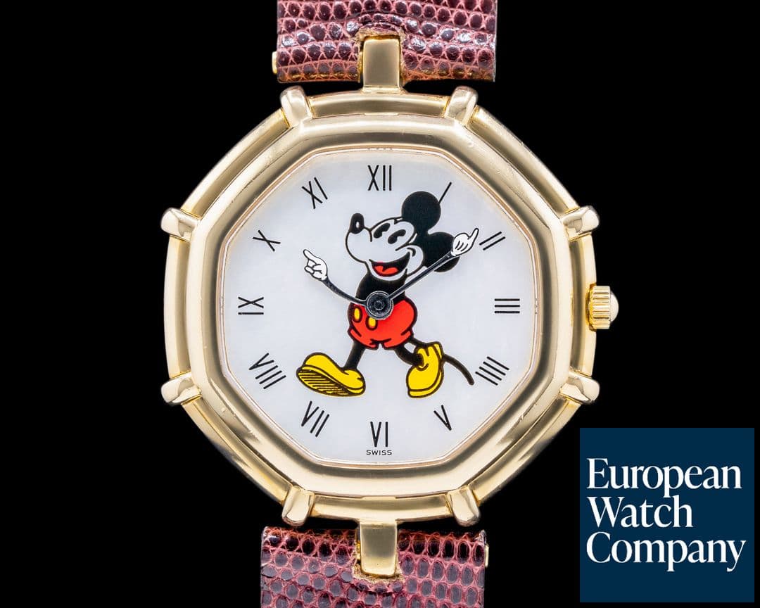 Image of Gerald Genta Gerald Genta Mickey Mouse 18k YG G.28607 FULL SET