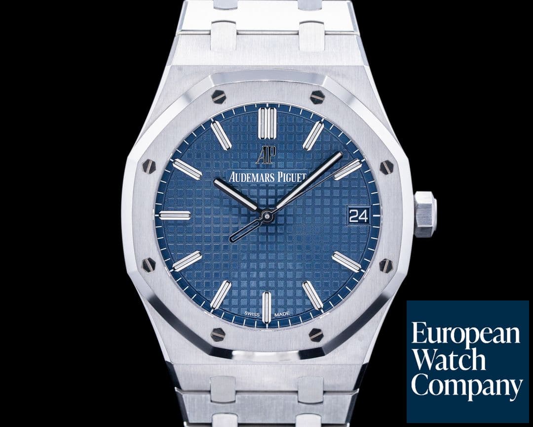 Image of Audemars Piguet Royal Oak Blue Dial 15500ST 