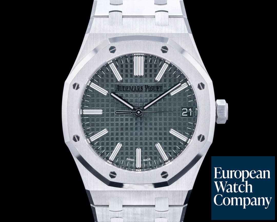 Image of Audemars Piguet Royal Oak Green Dial 15510ST 50th Anniversary