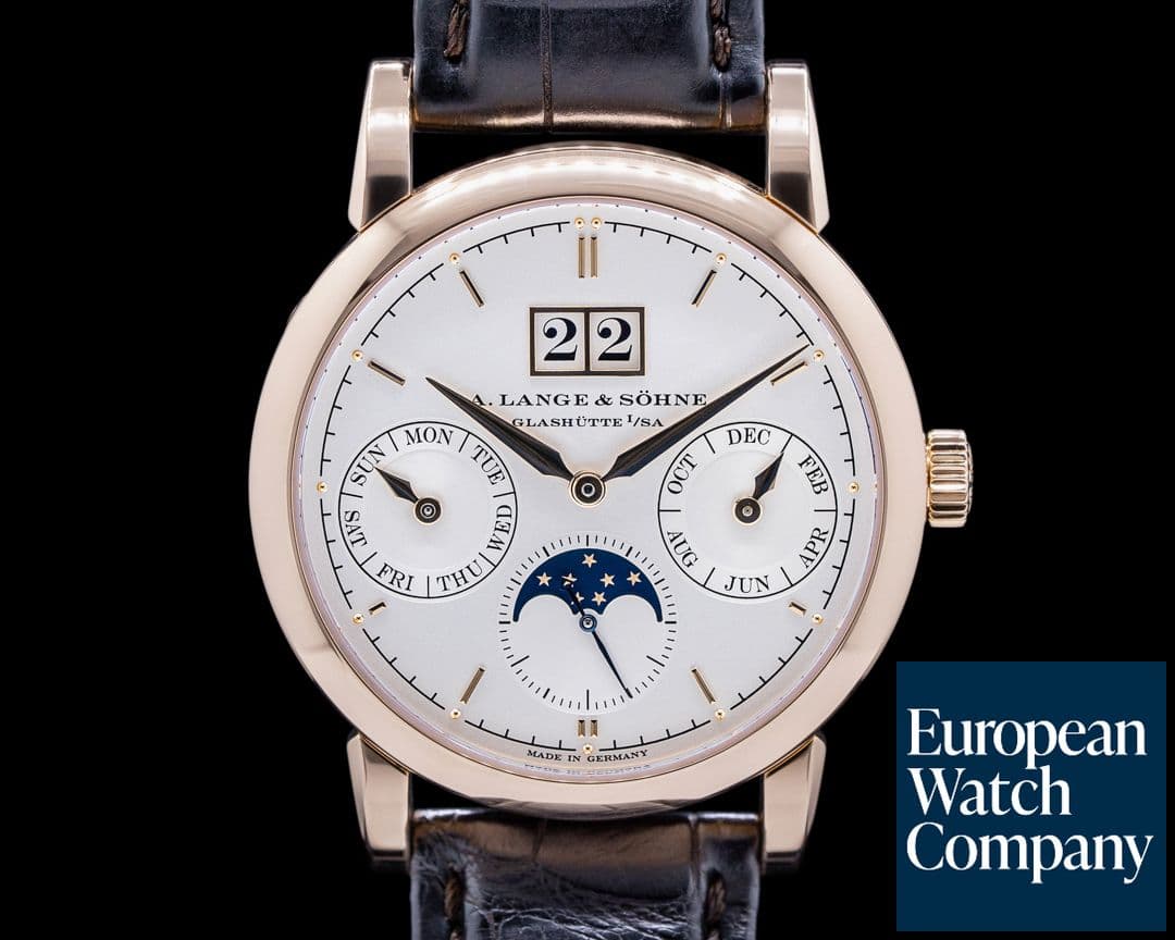 Image of A. Lange and Sohne Saxonia Annual Calendar 330.032 18K Rose Gold 