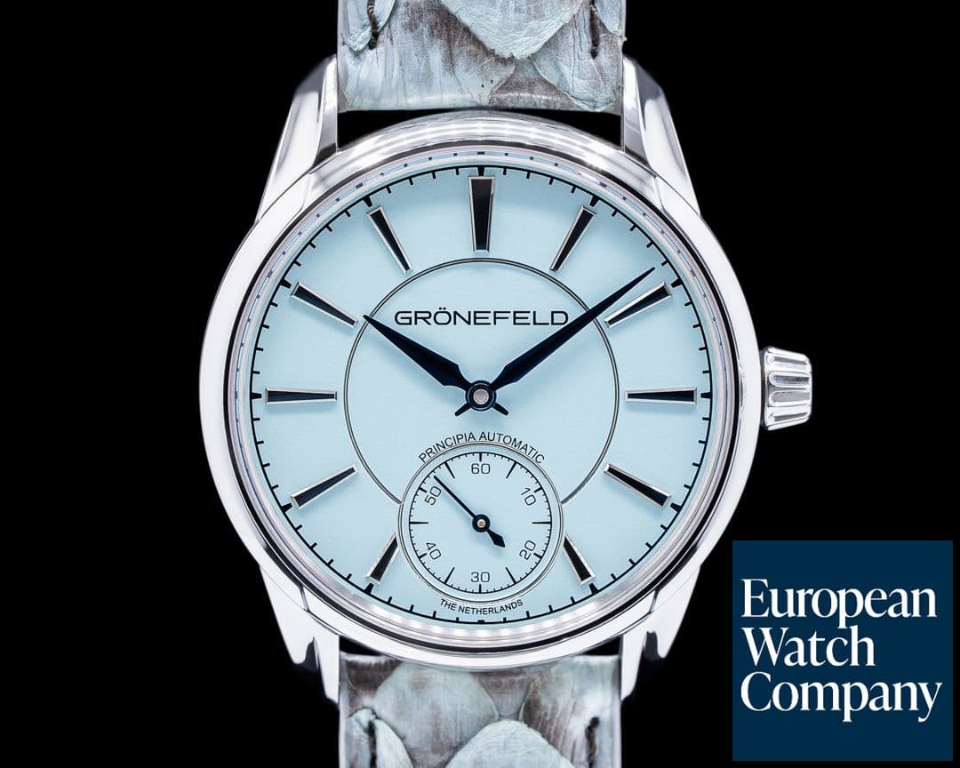 Image of Gronefeld 1941 Principia Automatic Steel Turquoise Dial 2021 
