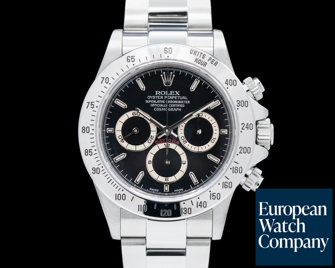 Image of Rolex Daytona 16520 A Series Black Dial Zenith 