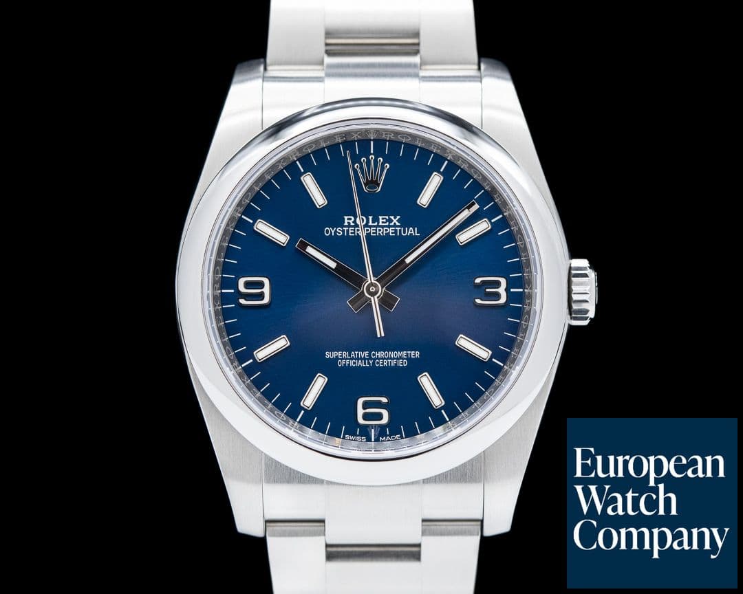 Image of Rolex Oyster Perpetual SS Blue Dial 