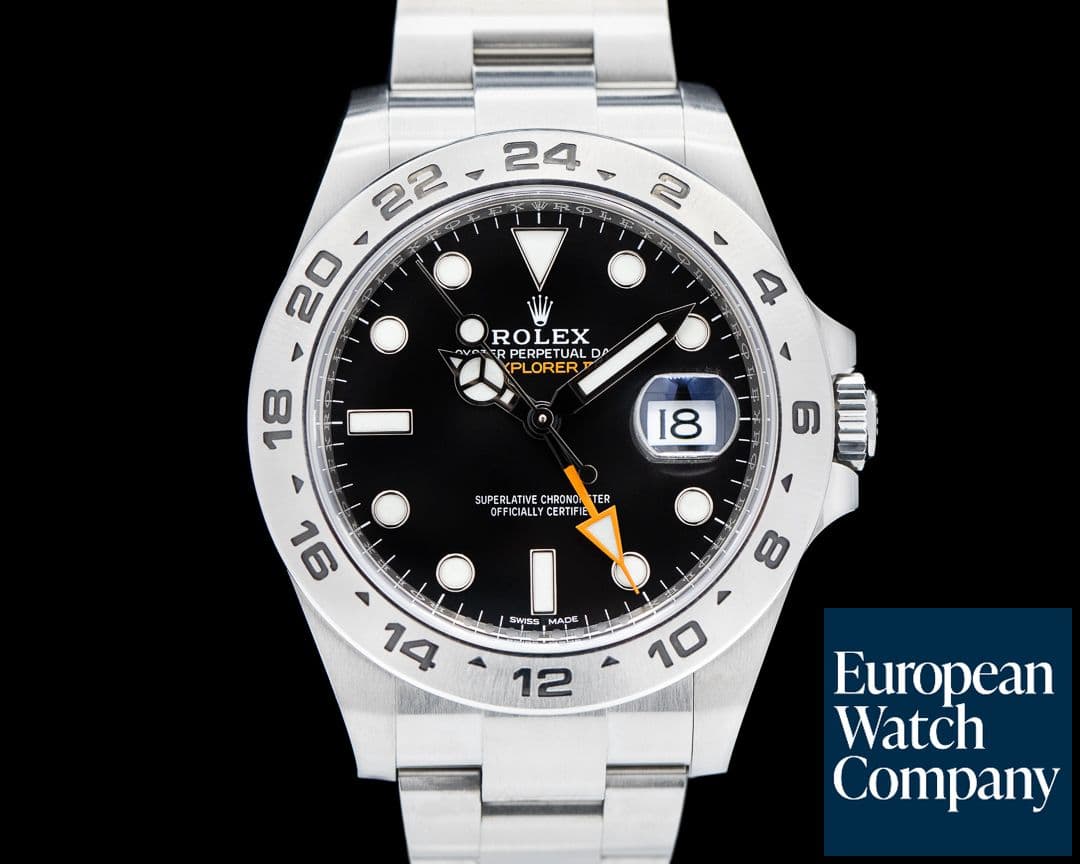 Image of Rolex Explorer II Black Dial SS