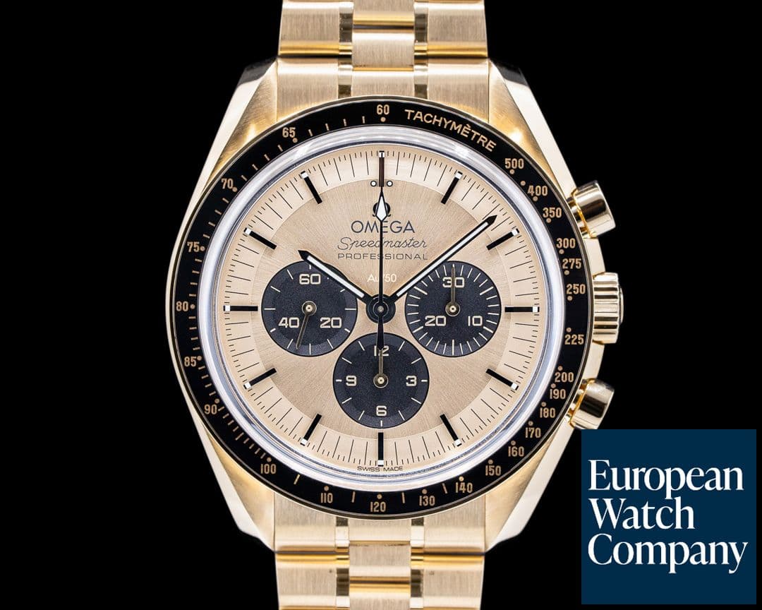 Image of Omega Speedmaster Moonwatch Professional Moonshine Gold UNWORN