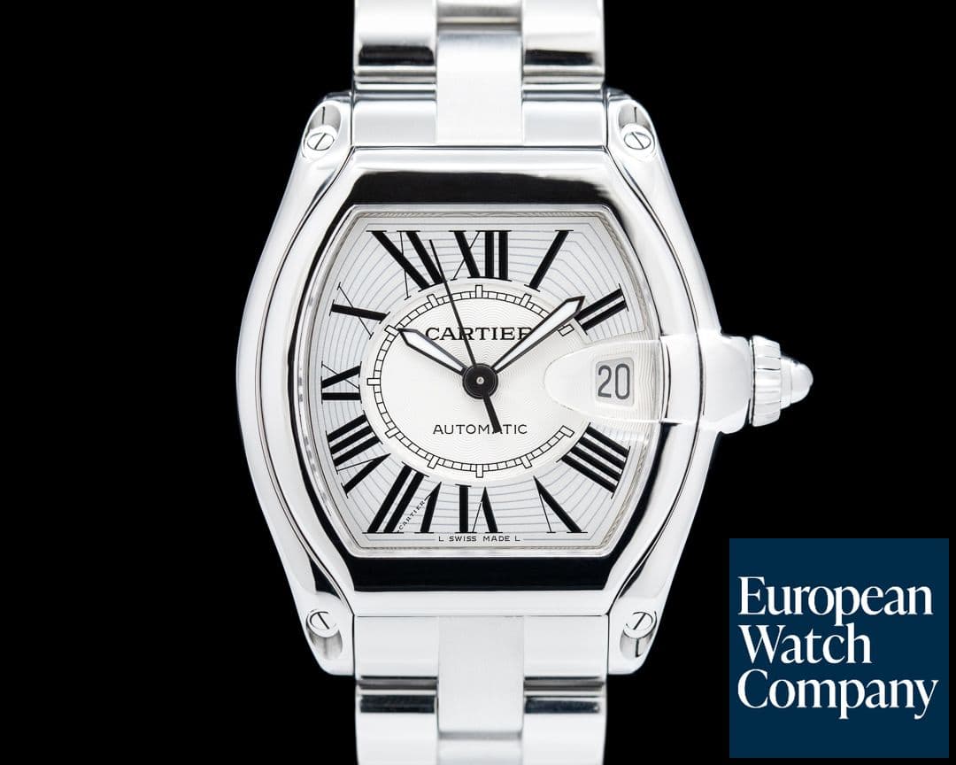 Image of Cartier Roadster Silver Dial SS 38MM