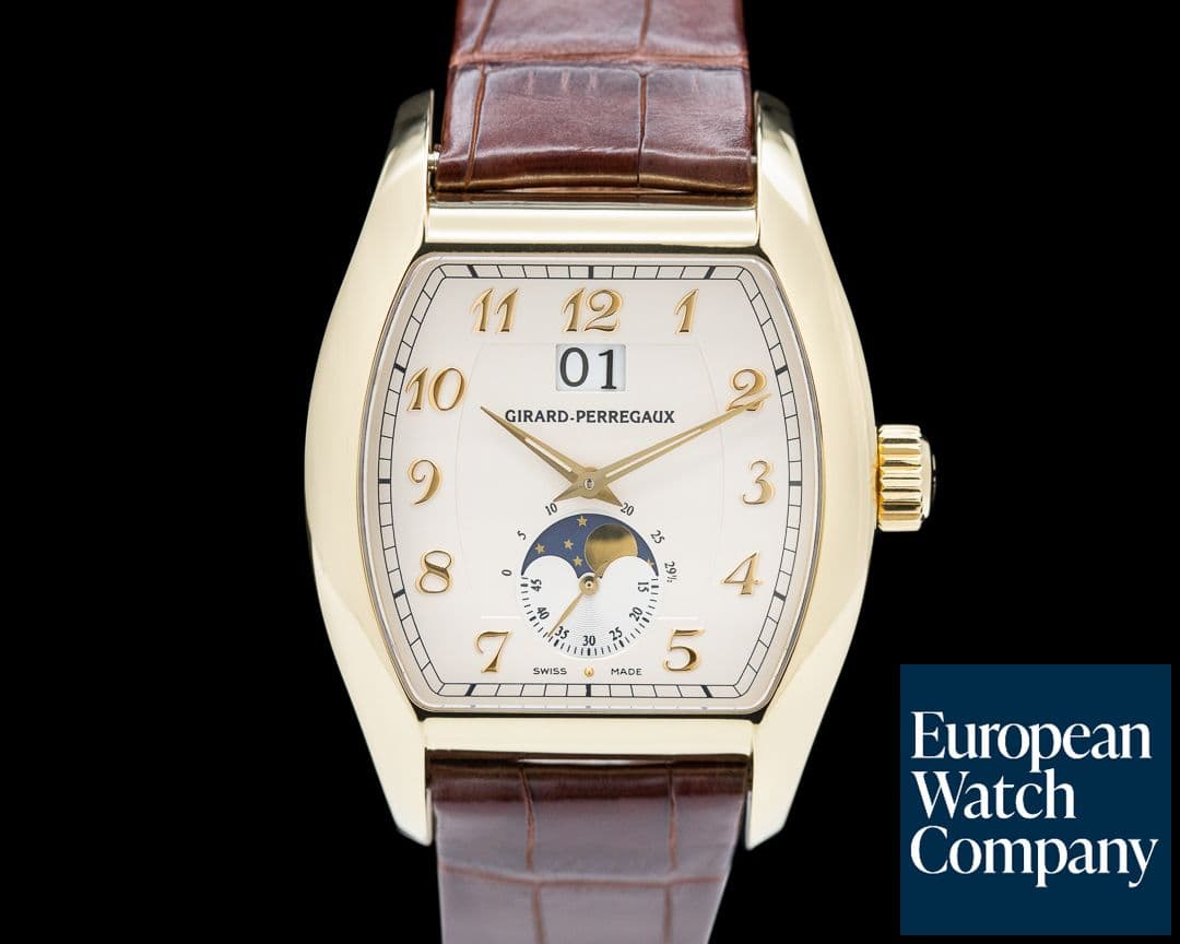 Image of Girard Perregaux Richeville Yellow Gold Moon Big Date