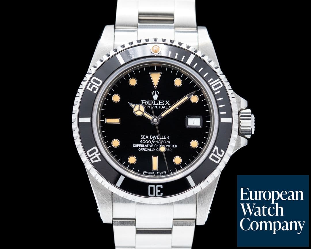 Image of Rolex Vintage 16660 Sea Dweller Circa 1984 NICE PATINA FRESH SERVICE WOW