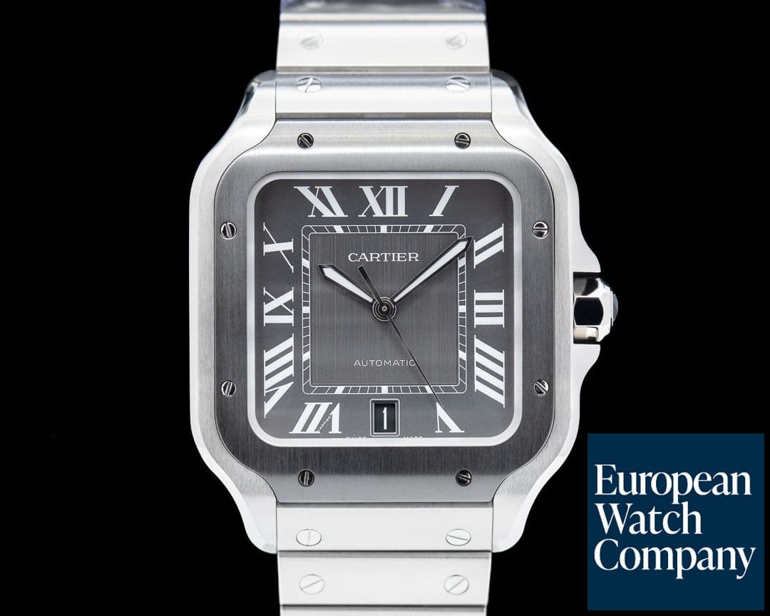 Image of Cartier Santos Large SS / SS Grey Dial Automatic