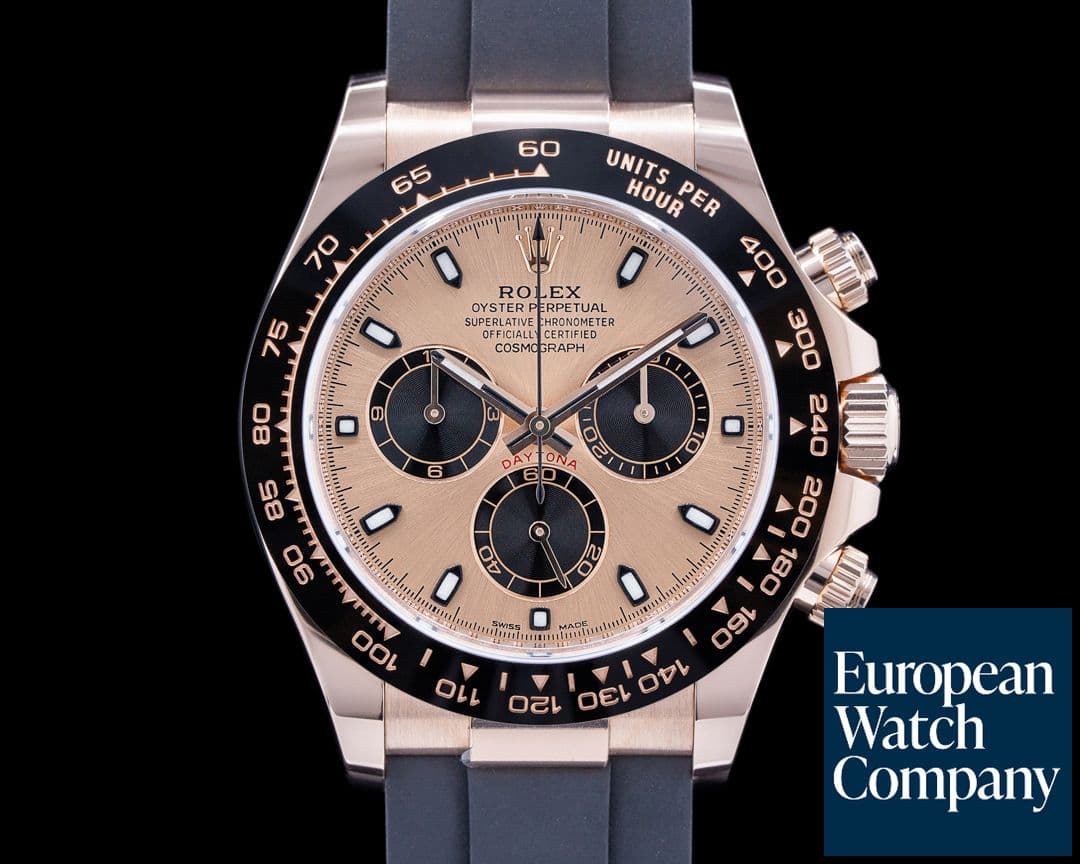Image of Rolex Cosmograph Daytona 116515LN 18K RG Oysterflex 