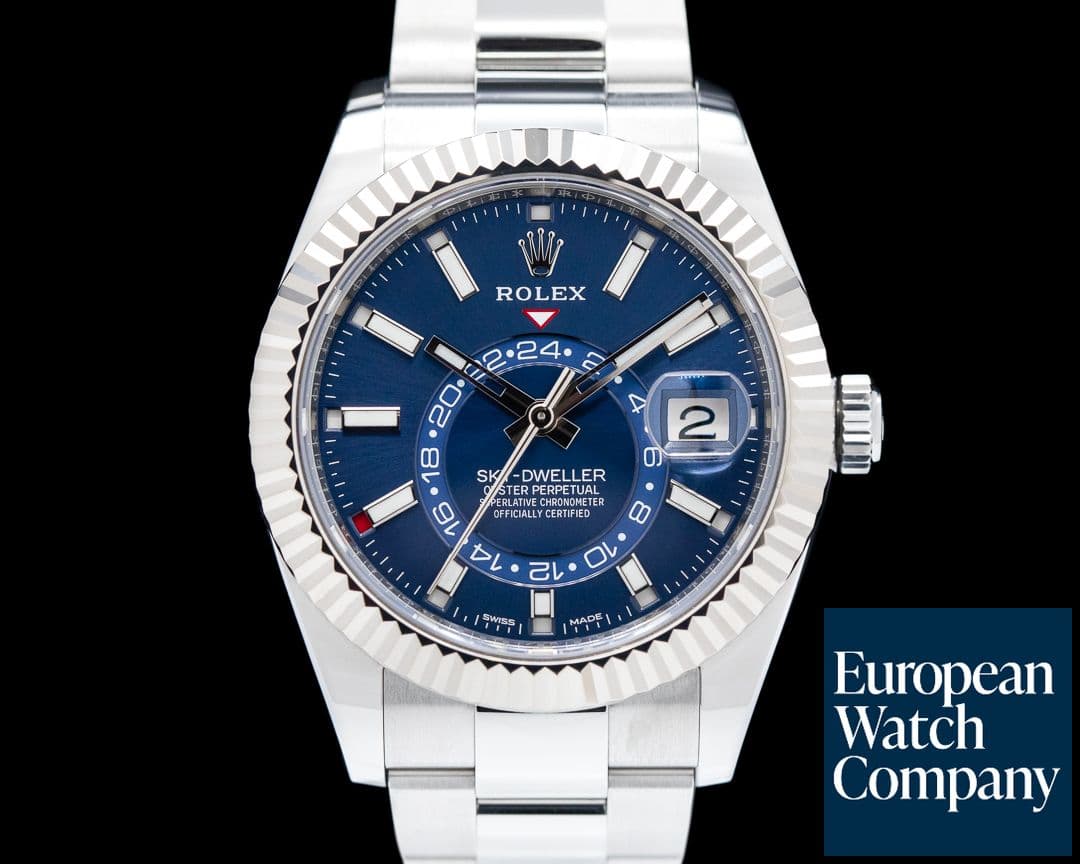Image of Rolex Sky Dweller 326934 Steel Blue SS / Bracelet 2018