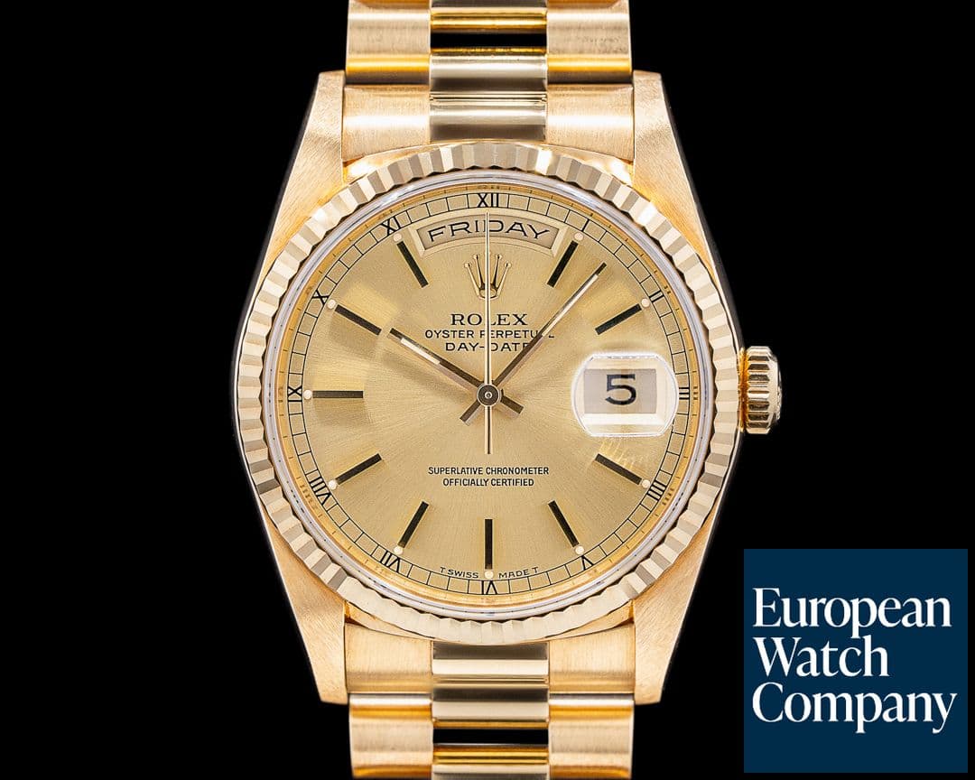 Image of Rolex Day Date President Champagne Dial 18K Yellow Gold SUPER NICE
