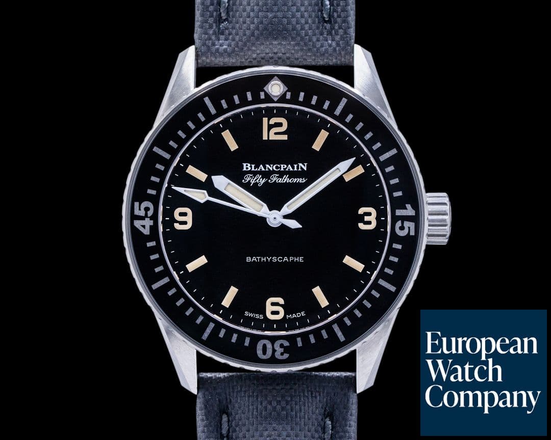 Image of Blancpain Fifty Fathoms 38mm Bathyscaphe for HODINKEE