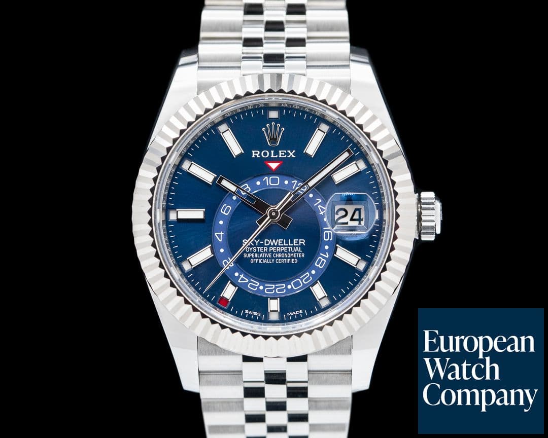 Image of Rolex Sky Dweller 326934 Steel Blue SS Jubilee 2022