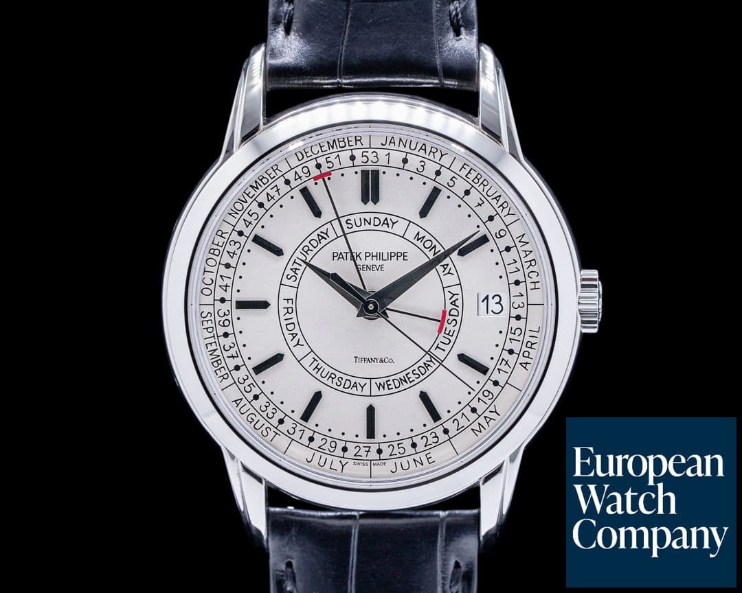 Image of Patek Philippe Calatrava 5212A "TIFFANY & CO" Weekly Calendar Stainless Steel RARE