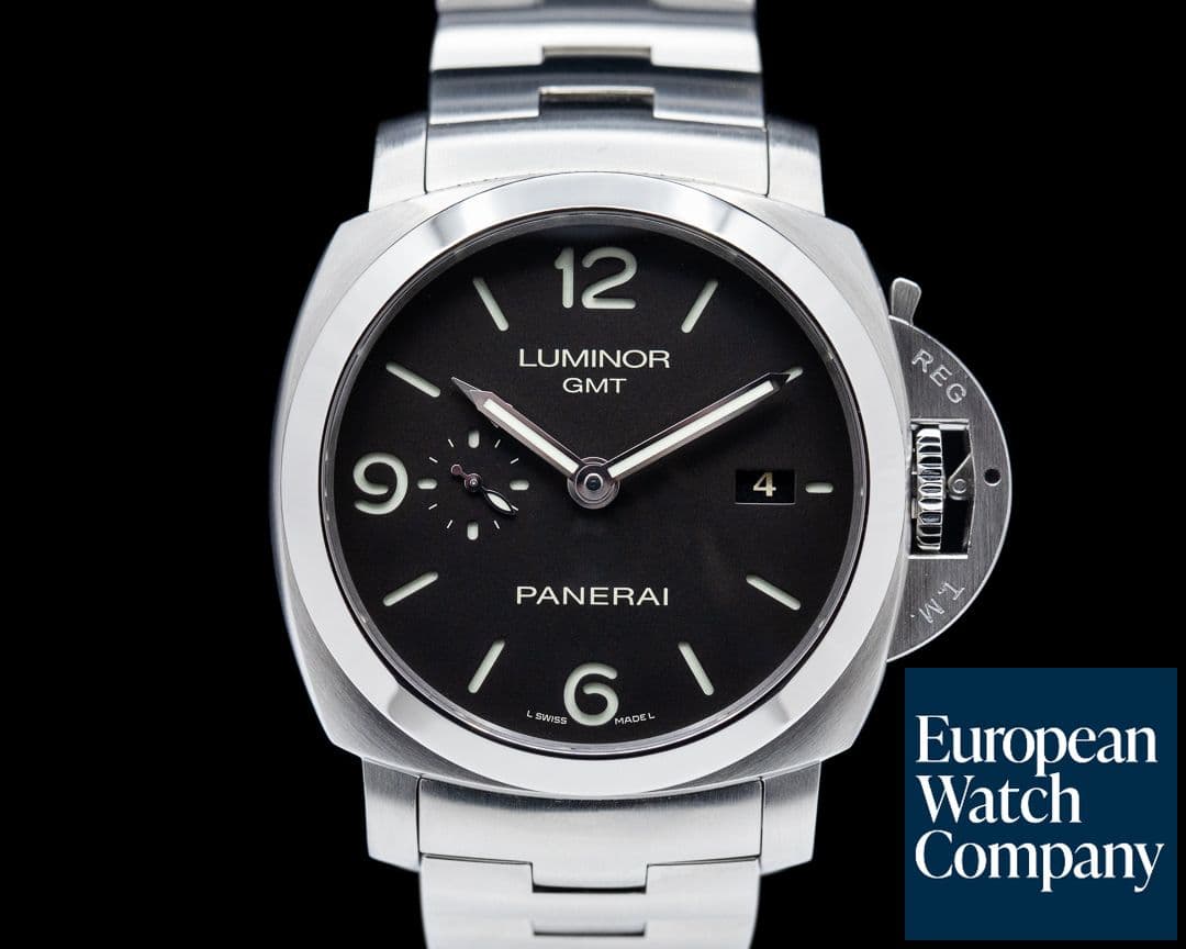 Image of Panerai Luminor 1950 3 Days GMT SS / SS Bracelet