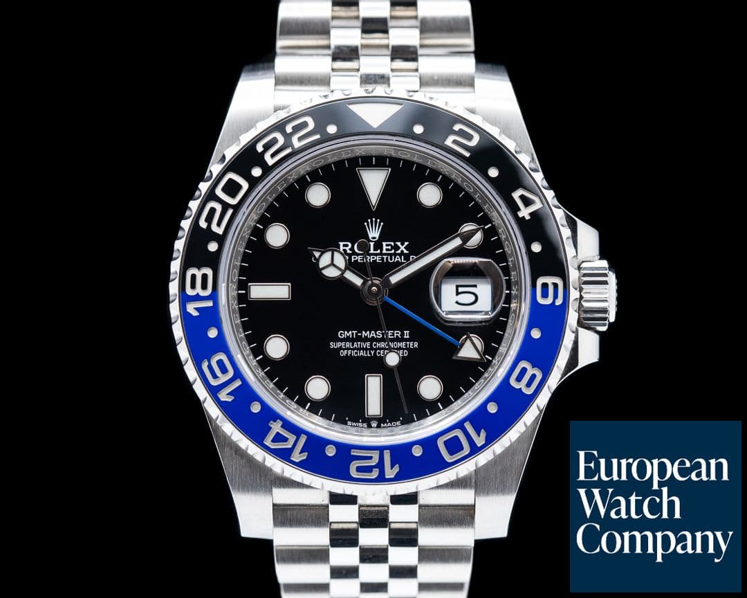 Image of Rolex GMT Master II 126710BLNR Ceramic "Batman" SS / Jubilee 